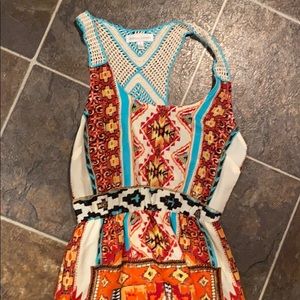 Maxi dress. Bright colors!